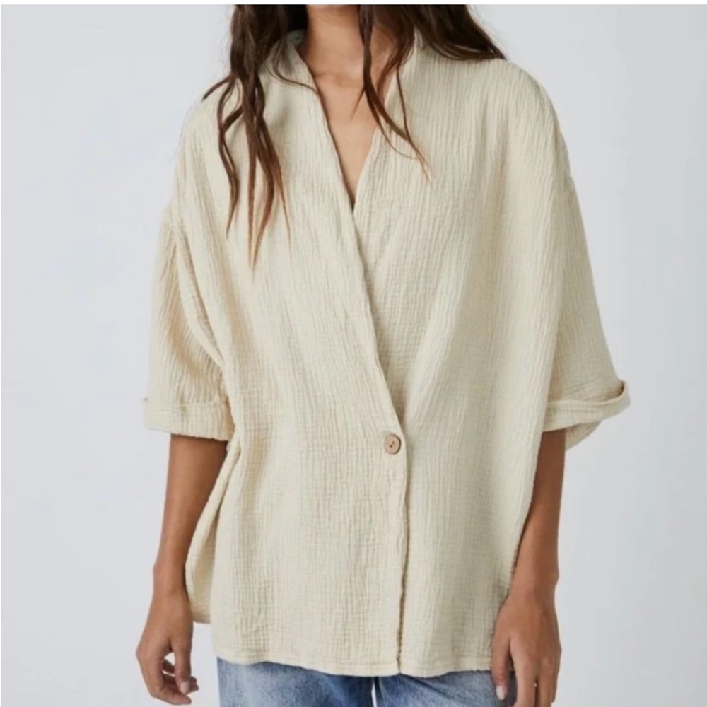 NWT Free People cotton jacket - Picture 2 of 7